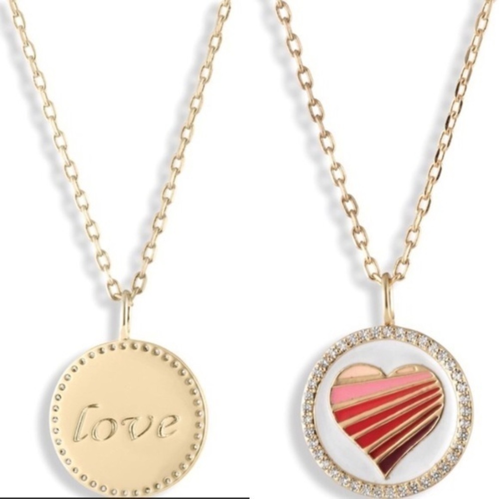Nordstrom Lulu DK Heart Necklace
